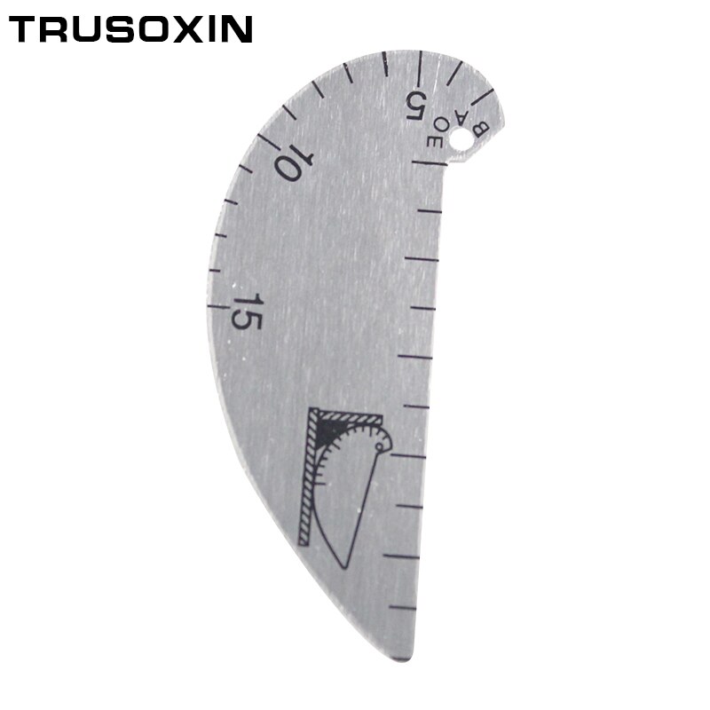 -SHAPED Welding Gauge Welding Seam Gauge Key Weld Mesure Caliper Fillet Weld Bead Rule