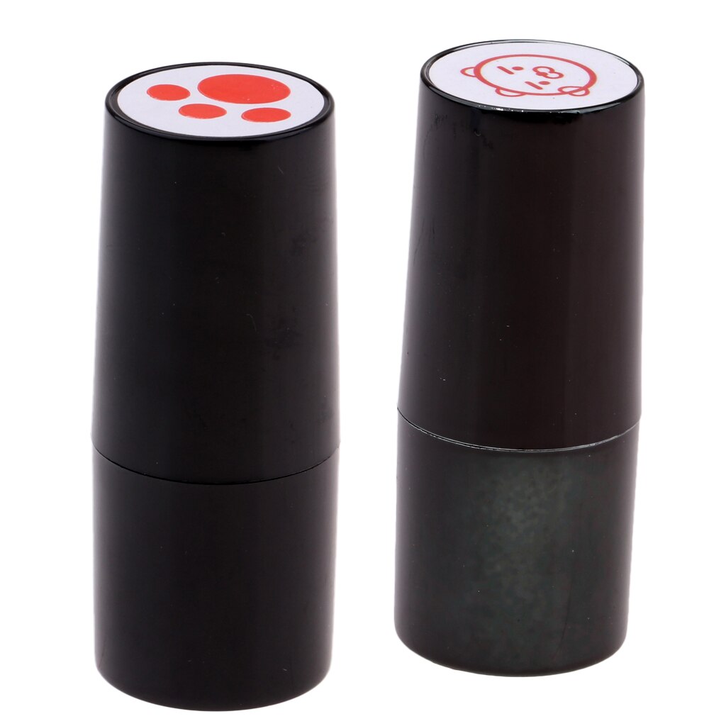 2pcs Quick-dry Long Lasting Golf Ball Stamper Stamp Marker Colorfast Golf Ball Impression Golf Ball Symbol Golf Training Aid