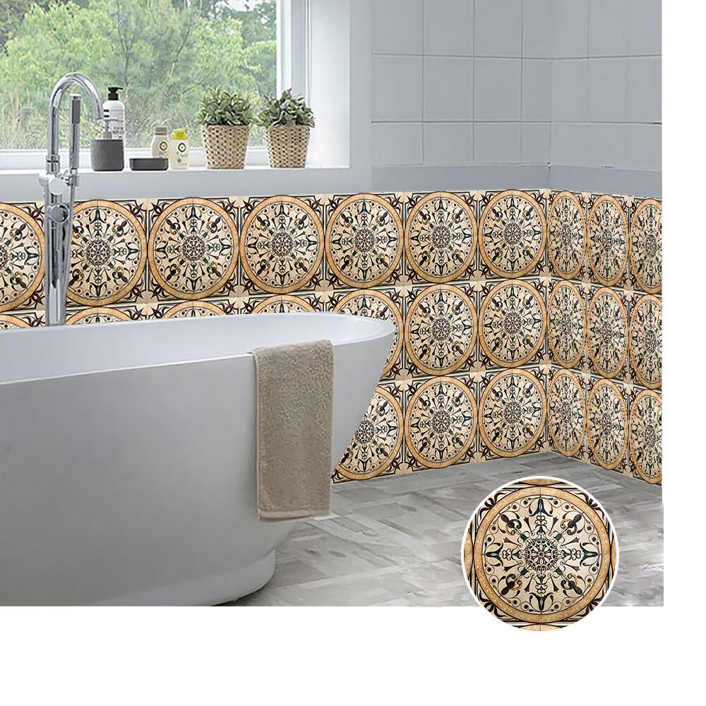 Autocollant mural auto-adhésif mat, papier peint de cuisine et salle de bains, sparadrap imperméables pour décoration de sol de salon et de chambre à coucher