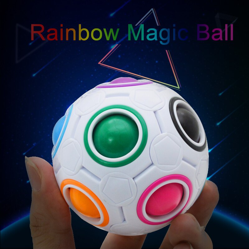 Kreative Magische Regenbogen Ball fußBall Labyrinth Zappeln Sphärische Attraktive Spielwaren für freundlicher freundlicher Lernen Und Bildung Puzzle