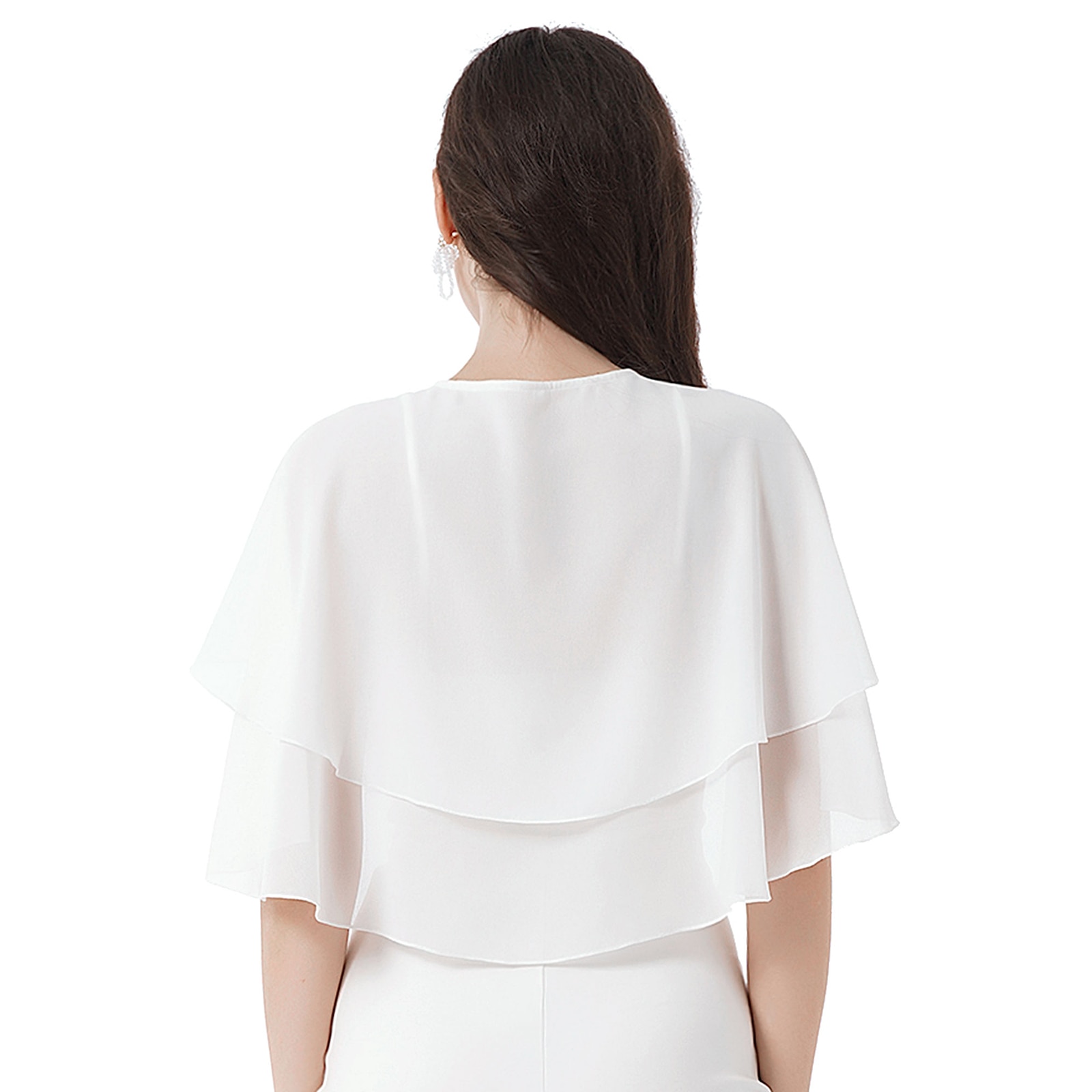 Chaqueta de verano para mujer, abrigos de boda de gasa suave para mujer, Bolero nupcial, chal largo y envolturas, cubierta de noche
