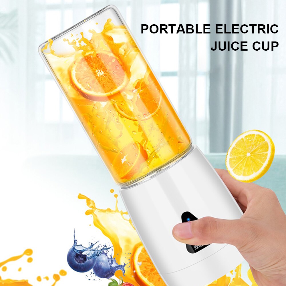 Juicer Blender USB Charging Multifunctional Portable Fruit Mixers Juice Machine With Glass Cooking Machine For Kitchen Tools