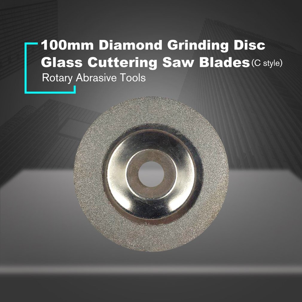 100MM Diamant Slijpschijf Cut Off Discs Wiel Glas Snijden Zaagbladen Zaagbladen Rotary Schuurmiddelen: C