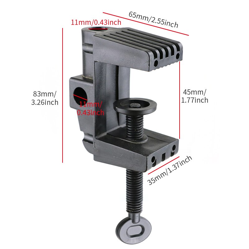 Universele Beugel Klem Voor Lange Arm Telefoon Tablet Holder Stand Vervanging Deel Desktop Clip Voor Microfoon Bureaulamp Ringlicht