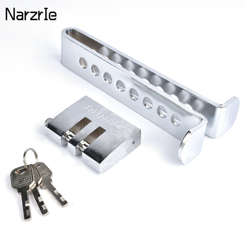 Car Brake Safety Lock Universal Auto Car Brake Clutch Pedal Lock Anti-Theft Car Security Lock Auto Vehicle Steel Clutch Locking