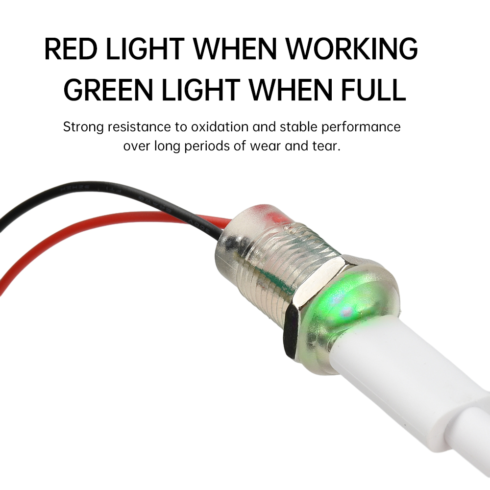 2Pin Draad LED-licht USB Type-c Waterdichte Connector Directe Vrouwelijke Basis Vrouwelijke Socket Oplaadinterface Voeding