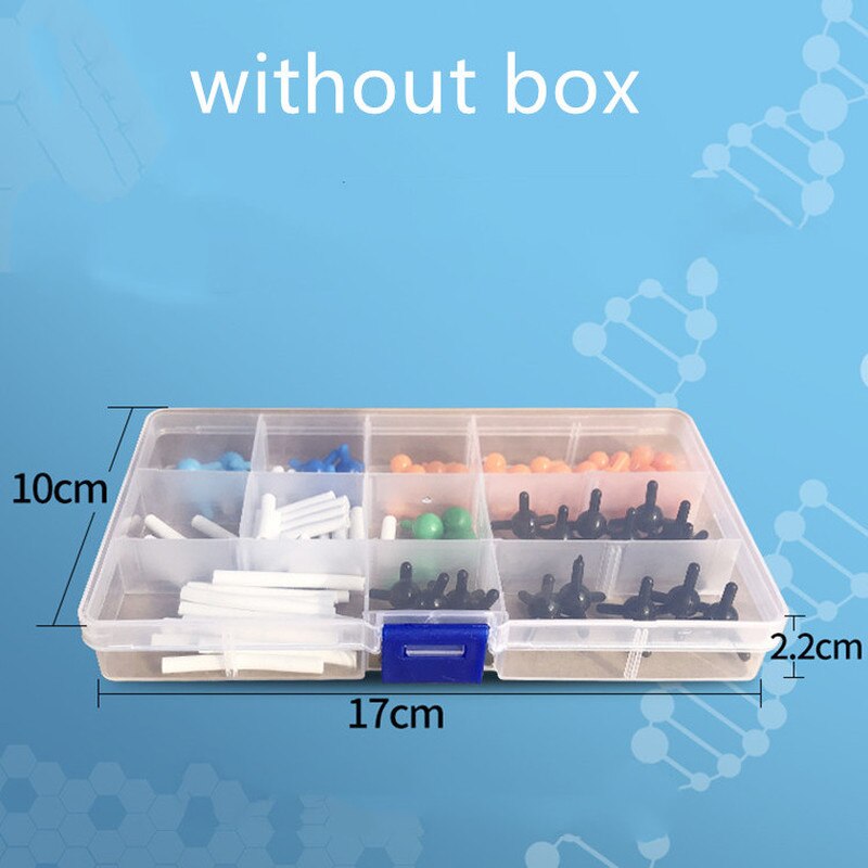 96pcs Molecular Model Set General Organic Chemistry for School Laboratory Teaching Model Diameter 9mm Molecular Models