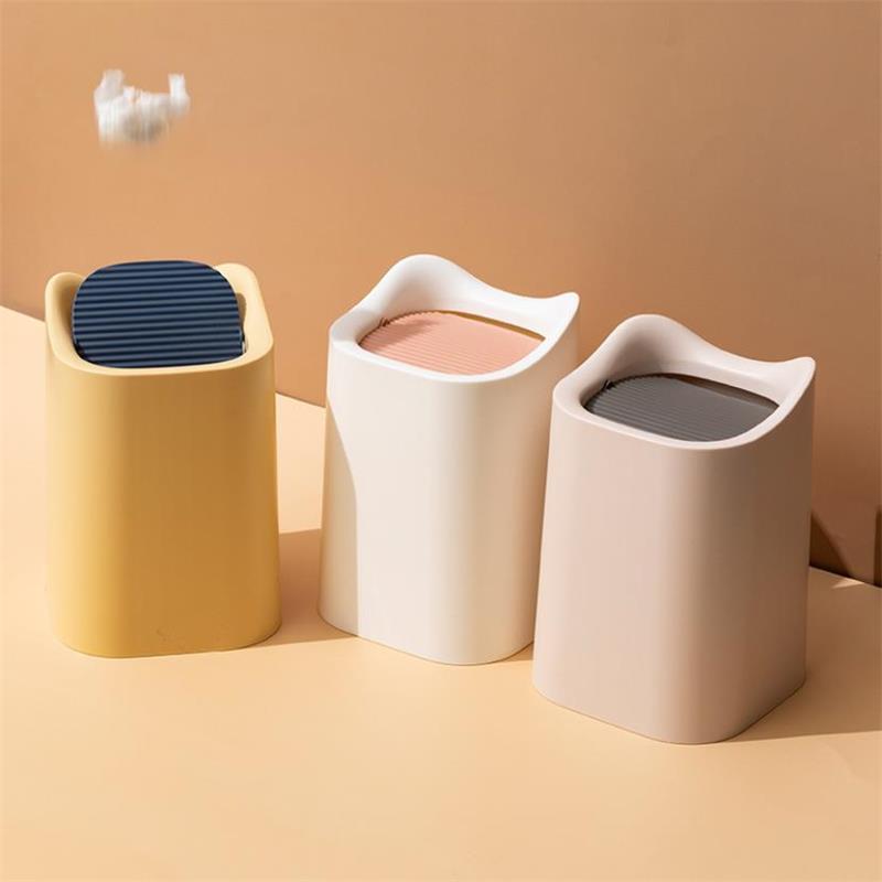 Poubelle petite poubelle mini bureau panier à ordures maison table plastique fournitures de bureau poubelle bureau voiture poubelle