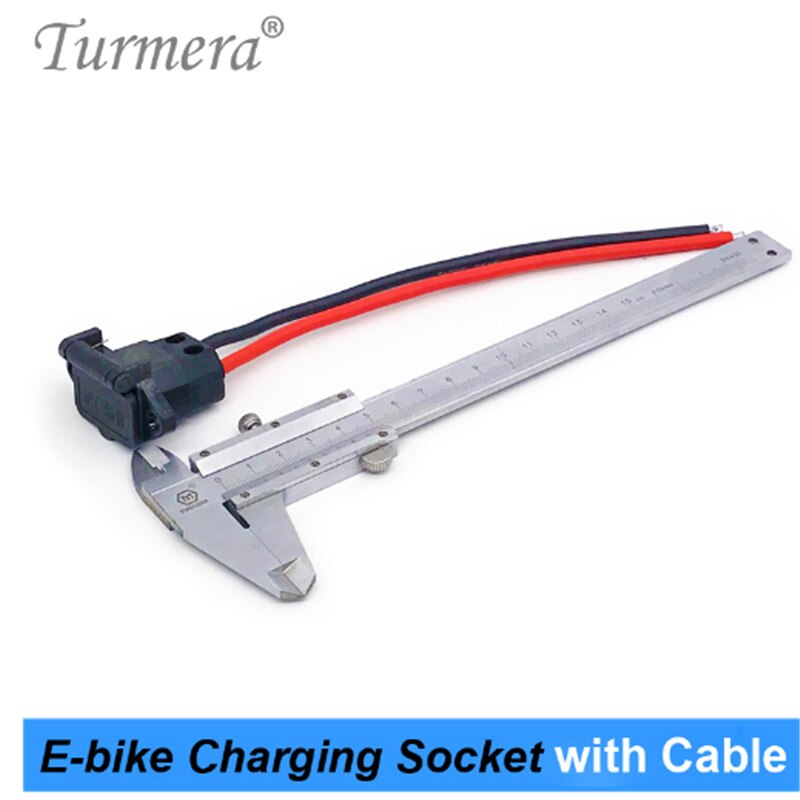 Turmera e-bike connecteur de batterie prise universelle trois prise de charge verticale avec câble 12AWG pour véhicule électrique 36V 48V J31