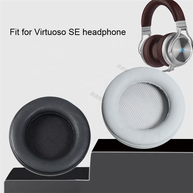 Replacement Earpads for CORSAIR VIRTUOSO RGB Wireless SE Headset Headphones Leather Sleeve Earphone Earmuff