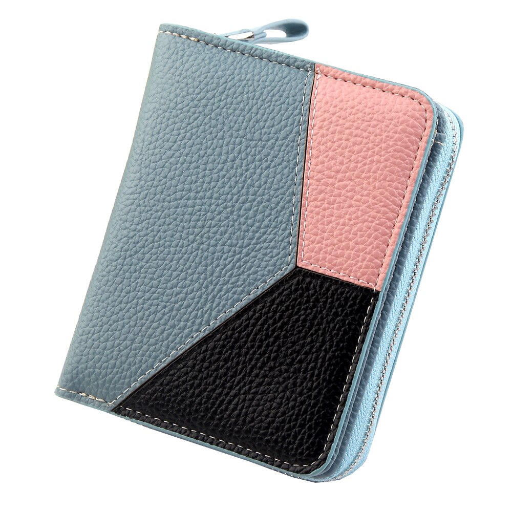 Patchwork damesportemonnees grote capaciteit leren clutch portemonnee kaarthouder portemonnee voor vrouwen mooie dames portemonnee