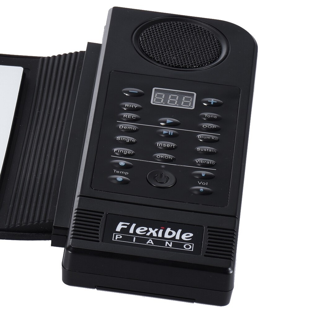 Portable Silicon 61 Keys Roll Up Piano Electronic MIDI Keyboard with Built-in Loud Speaker