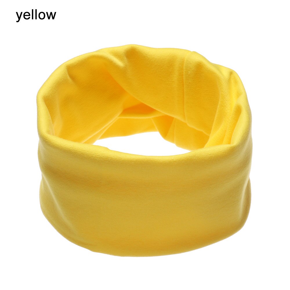 Herfst Winter Loop Sjaal voor Kinderen Jongens Meisjes Zachte Katoenen Sjaal Baby O Ring Kraag Sjaals Winddicht Warme Halsdoek: yellow