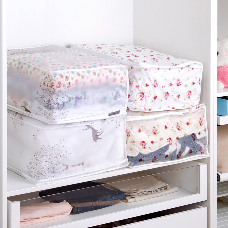 Decke Lagerung Hause Kleidung Tasche Decke Kissen Decke Lagerung Feuchtigkeit-Beweis Verpackung Tasche ziehen um Tasche Reise Gepäck Organizer Tasche