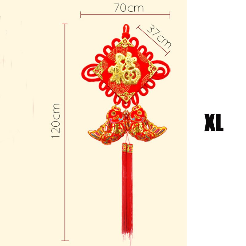 Chinese knoop kwasten hanger gelukkig Chinese Jaar Lente Festival ornament cultuur en kunst Gordijn Decoratieve flanellen
