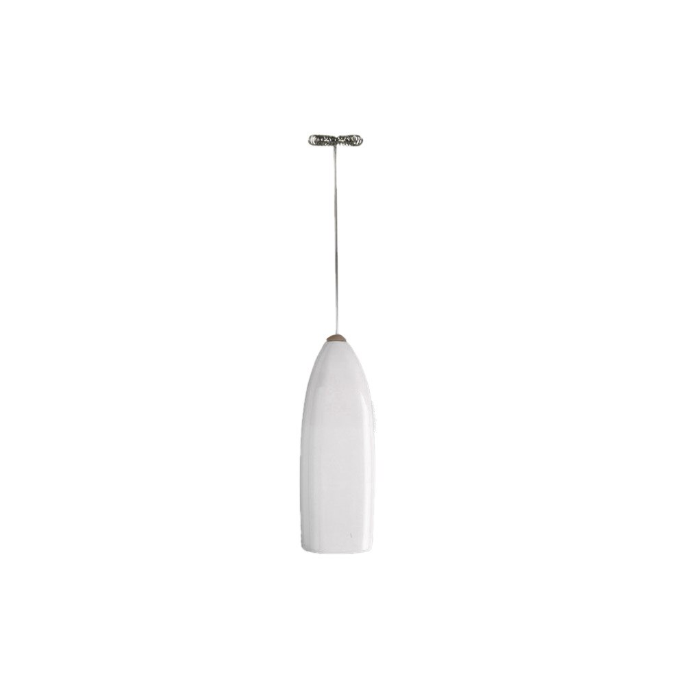 Batidor eléctrico para bebidas, batidor de café, Espumador de leche, batidora mexclador agitador de huevos, batidor eléctrico de Mini Mango, utensilios de cocina: White