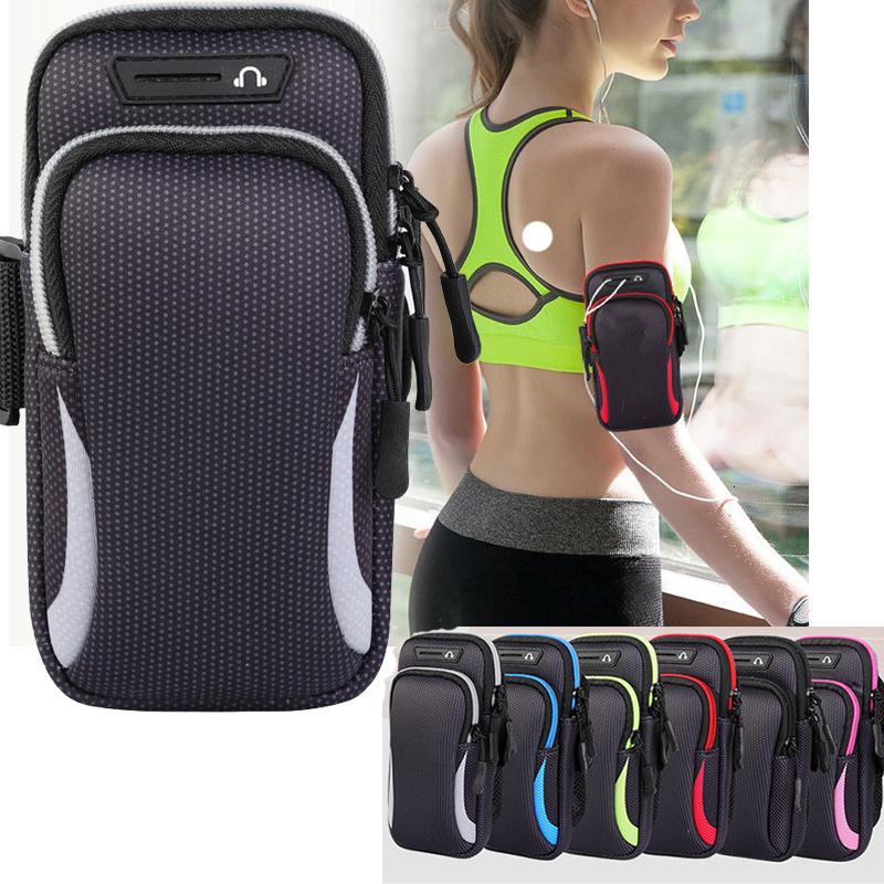 Wasserdichte Sport Armbinde Telefon fallen Für IPhone Profi Max Für Samsung Für Huawei 6.5 "Universal- Sport Telefon fallen Arm Band Laufen