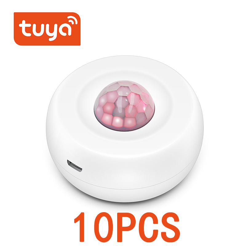 Tuya WiFi Motion PIR Sensor Detector USB charging WIFI Movement Sensor Support no one mode APP Wireless Home Security System