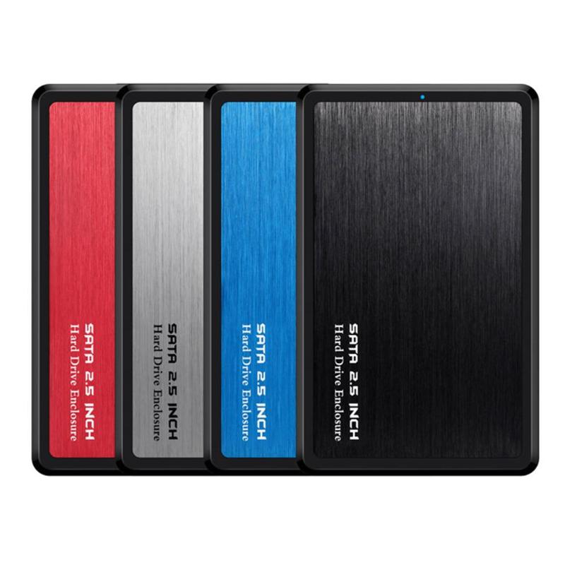 2.5 pouces USB 3.0 vers SATA HDD SSD Mobile support pour disque dur En Alliage D'aluminium 5 Gbit/S Haute Vitesse 2 to Boîtier Portable USB3.0 Boîtier de DISQUE DUR