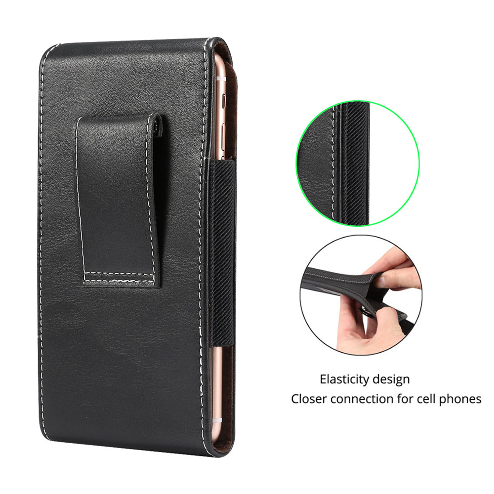 Phone Pouch for iPhone 6 7 8plus X XR XS Max 11 11pro Case Belt Clip Holster PU Leather Bag for Samsung S10 S9 S8 plus S7 Cover