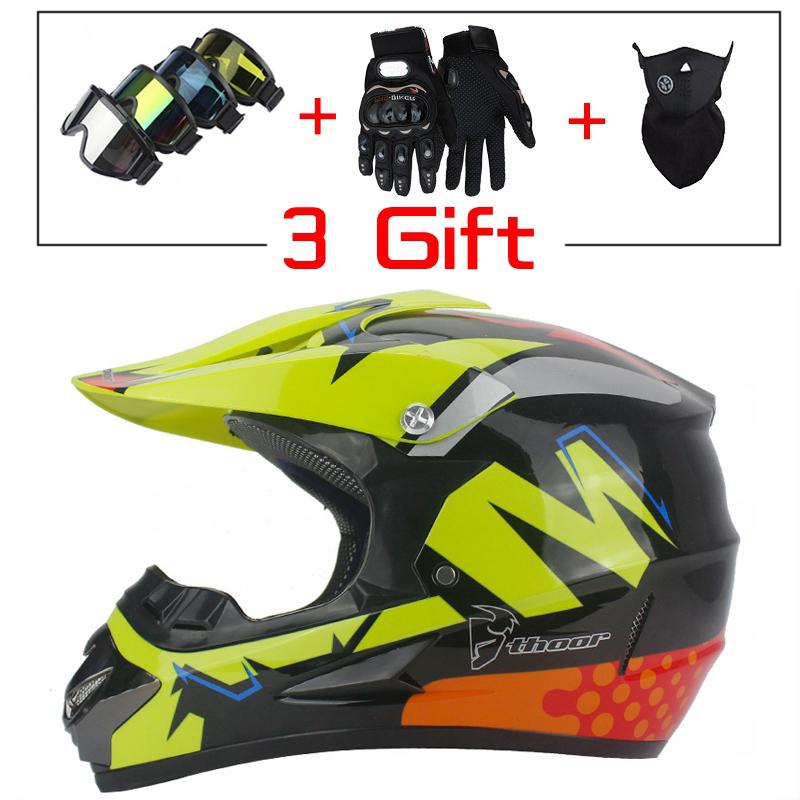 Motorcycle Helmet Men Off Road Moto Dirt Bike Helmet Adult Motocross Racing Safety Driving Capacete Protector DOT r20