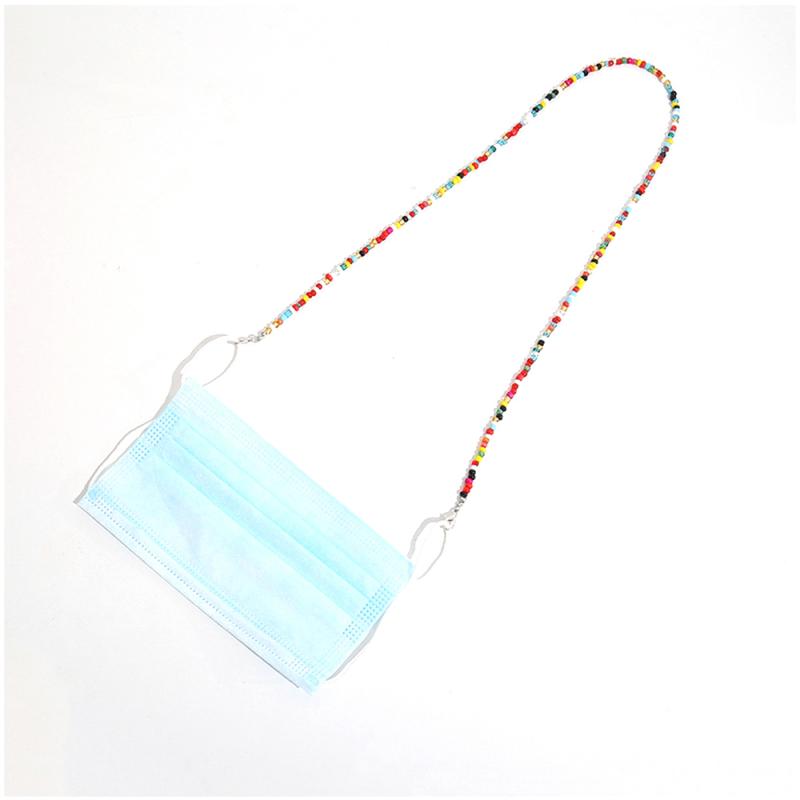 Cadena de mascarilla de longitud ajustable para mujer y niño, accesorios de cadena para cuello, soporte de correa de seguridad, , 1 unidad