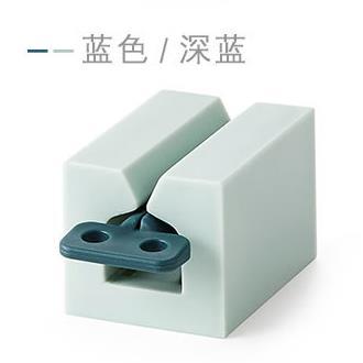 1Pc 4 Colors Home Plastic Toothpaste Tube Squeezer Easy Dispenser Rolling Holder Bathroom Supply Tooth Cleaning Accessories: LightBlue