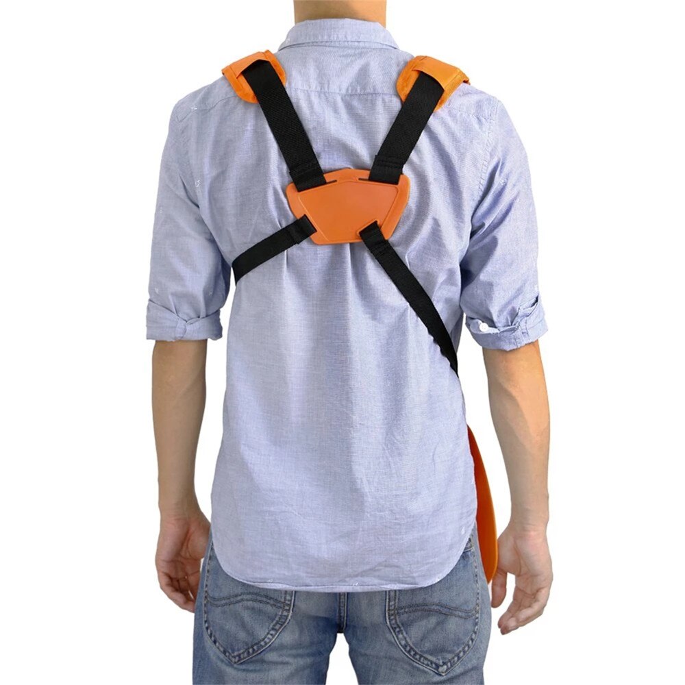 2 Kleur Verstelbare Strimmer Double Breasted Schouder Harness Strap Voor Bosmaaier Maaier Trimmer Gewatteerde Riem Tuin