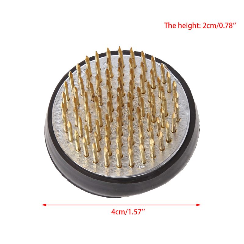 4 Maten Insert Base Ishizaki Kenzans Pin Art Vaste Gereedschap Ronde Japanse Bloem Houder Art Vaste Gereedschap Bloemstuk: 40mm