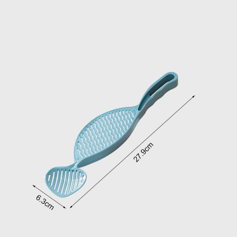 Ris vaskeskje avløp skader ikke håndvask ris sil husholdning multifunksjonell ris vaske børste rørepinne
