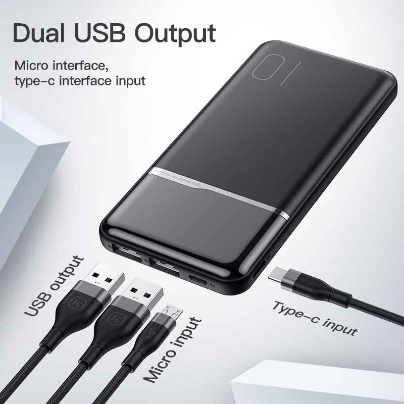 Power Bank 10000 Mah Draagbare Opladen Powerbank 10000 Mah Usb Poverbank Externe Batterij Oplader Voor Xiaomi Mi 9 8 Iphone