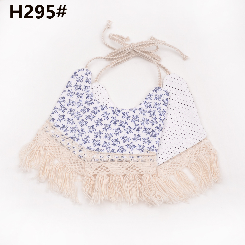 Pudcoco Baby Meisje Jongen Waterdicht Handdoek Kids Peuter Diner Voeden dubbeldeks Slabbetjes: H295
