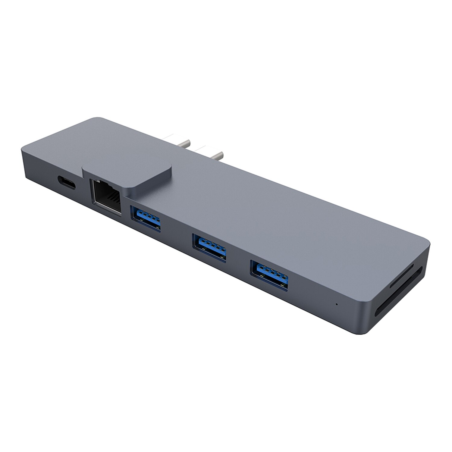ALOGIC USB-C Fusion Swift Hub – 4-in-1 Adapter Mit 4x USB-A 3.0 (5 Gbit/s), Für MacBook, IPad Pro, Kompakt & Plug-and-play