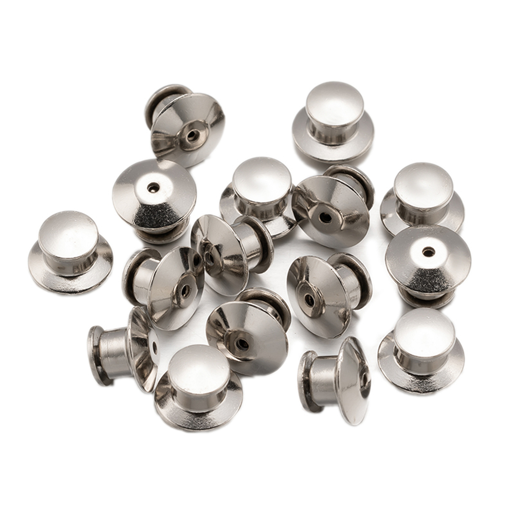 Pasadores de Metal con Cierre trasero para joyería, accesorios de sujeción de seguridad para manualidades, 30/50 piezas: S / CAMEL