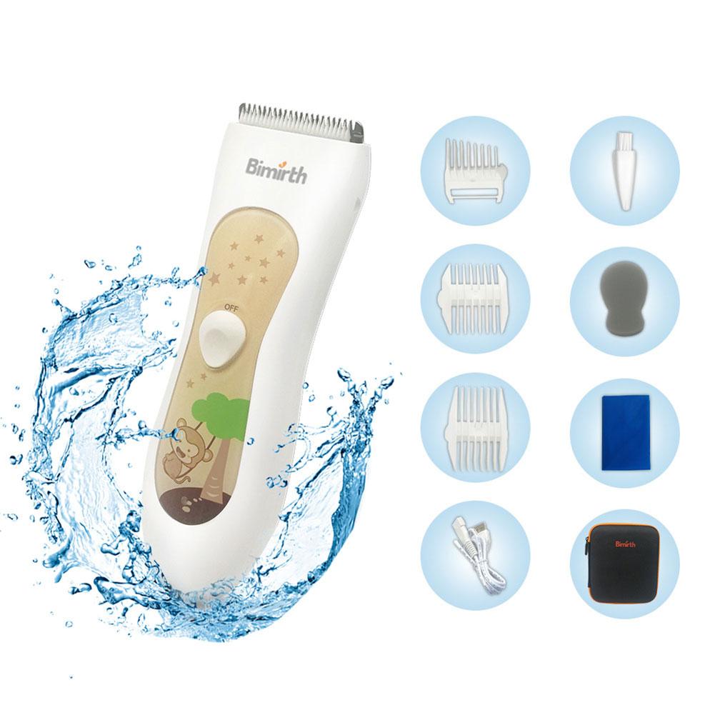 Cortapelos eléctrico para bebé, recortador de pelo impermeable para niño, Kit de corte recargable inalámbrico para cuidado del cabello para niño pequeño: Default Title
