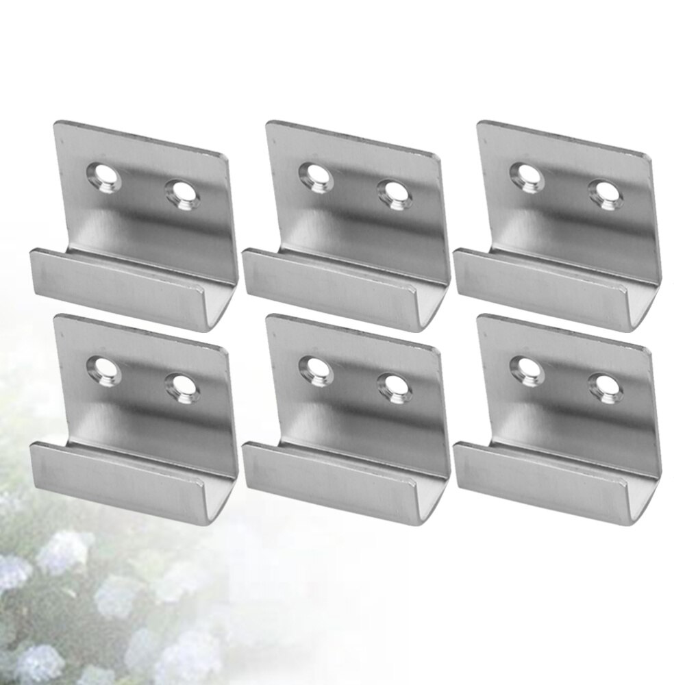 6 PCS Hanging Picture Painting Mirror Hooks Stainless Steel Interlocking Hangers Photo Frame Hooks with 12 Screws and 12 Sticks