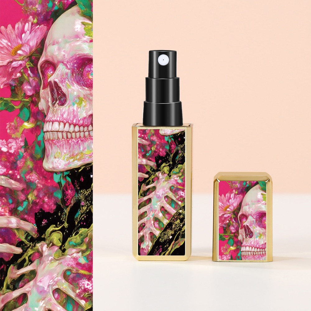 5ml mini parfumflesjes, leeg, draagbaar, lege cosmetische containers, navulbaar, opbergspray, draaibare sprayflacon: Lichtgeel