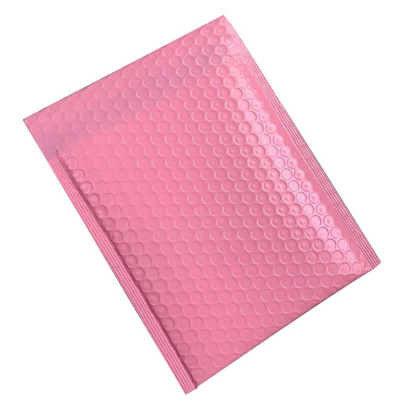 50Stck Licht Rosa Poly blasiert Mailer Gepolsterten Umschlag Selbst Dichtung Versenden Tasche blasiert Umschlag Umschlag
