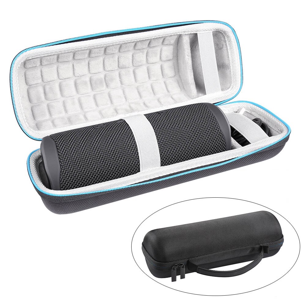 Travel Portable Protective Carrying Case Hard Shell Storage Bag Pouch Cover with Carabiner for JBL Flip 5 Flip5 Speaker: Wave point