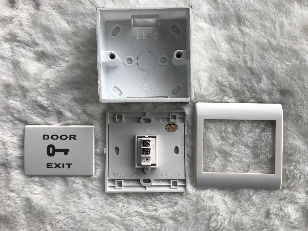 EB29 Door Release Button and mounted box , Door Exit Button