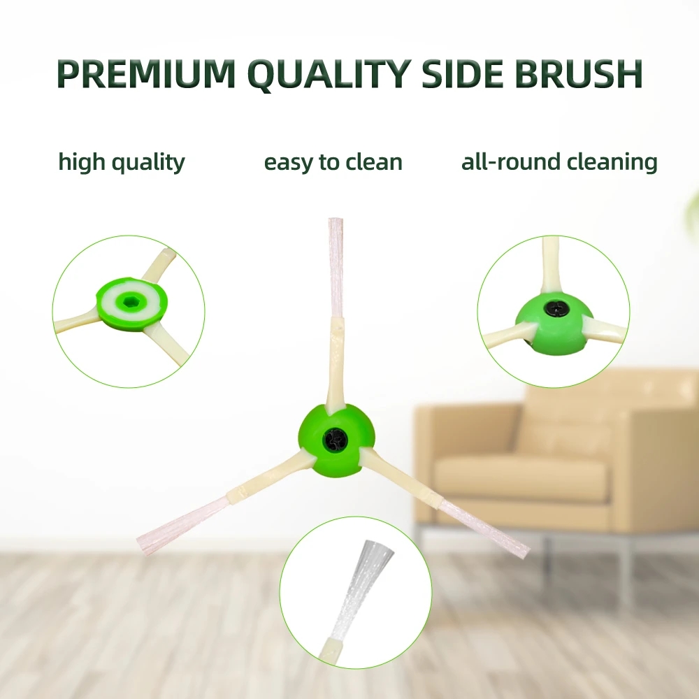 Voor iRobot Roomba i3 i3+ i4 i4+ i6 i6+ i7 i7+ i8 i8+ E5 E6 E7 j7 j7+ j7 Plus Stofzuiger Robot Hoofd-/Zijborstel Hepa Filter
