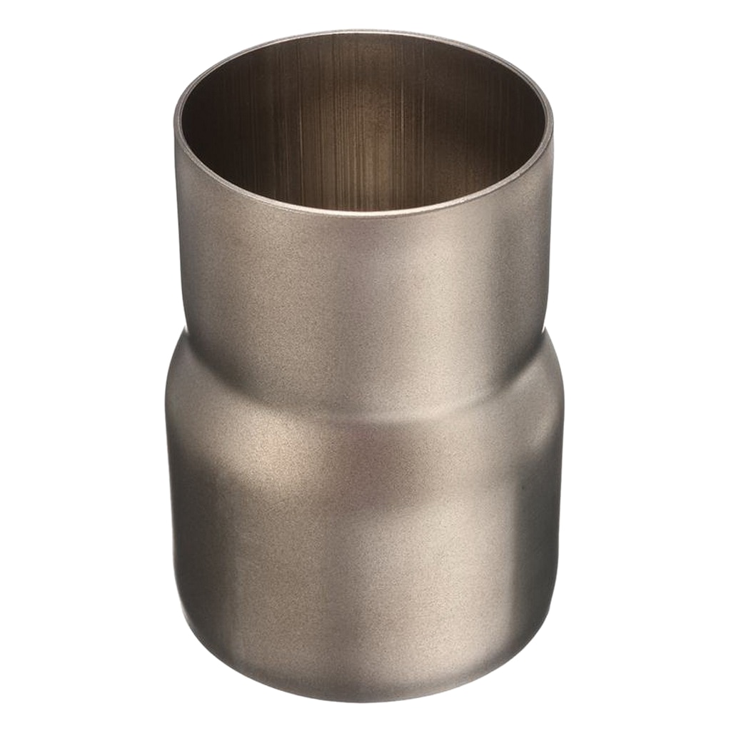 2x universal 2 tum od  to 2.5 tum  id 51mm to 60mm avgasrör adapter anslutning reducersats rostfritt stål