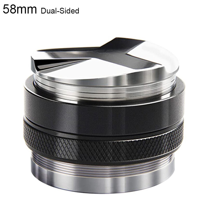 Ekspres do kawy uchwyt filtra uchwyt na kawę podstawa stojak dla 51/53/58mm filtr Barista akcesoria filtry do kawy dystrybutora sabotaż Mat: 58mm Dual Tamper