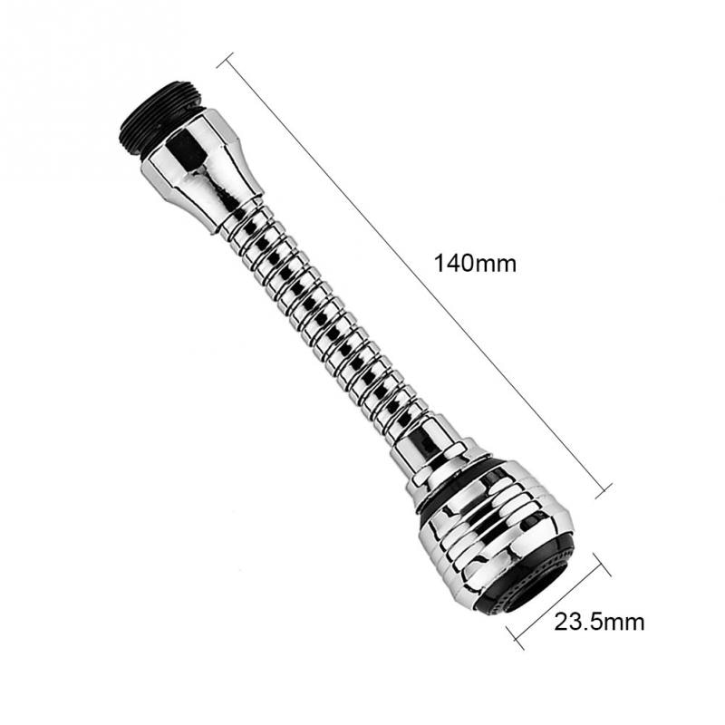 360 Degree Rotatable Tap Splash Nozzle Water-saving Kitchen Shower Bath Filter Lengthening Faucet Bubbler Splash Nozzle