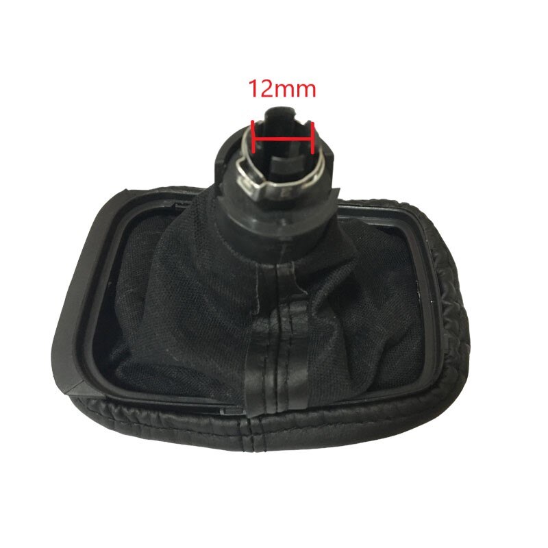 Palanca de cambios con de cuero para coche, de 5 velocidades pomo de palanca de cambios, 12mm/ 23mm, para Seat Leon 2000, 2001, Toledo 2002, 1999, 2000