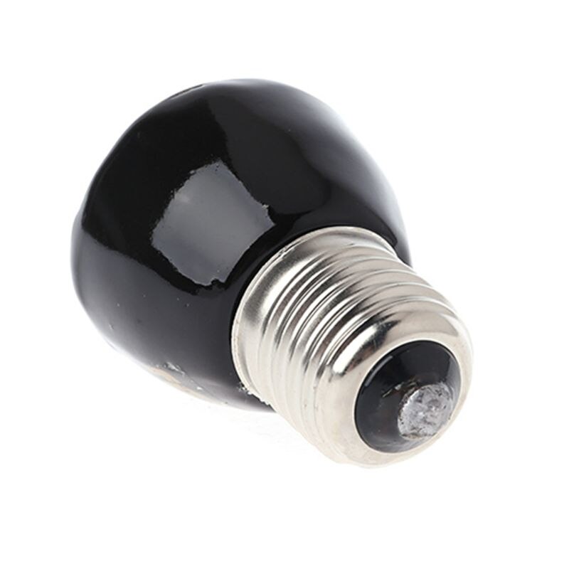 Lampe chauffante à infrarouge pour animaux de compagnie, ampoule noire, 25W 50W 75W 100W, Mini émetteur de chaleur en céramique, pour élevage de reptiles, 110 - 120 V