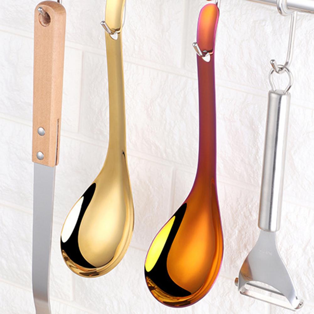 Good Spoon High Durability Practical Soup Spoon Rice Shovel Buffet Banquet Serving Spoon for Dorm Soup Spoon