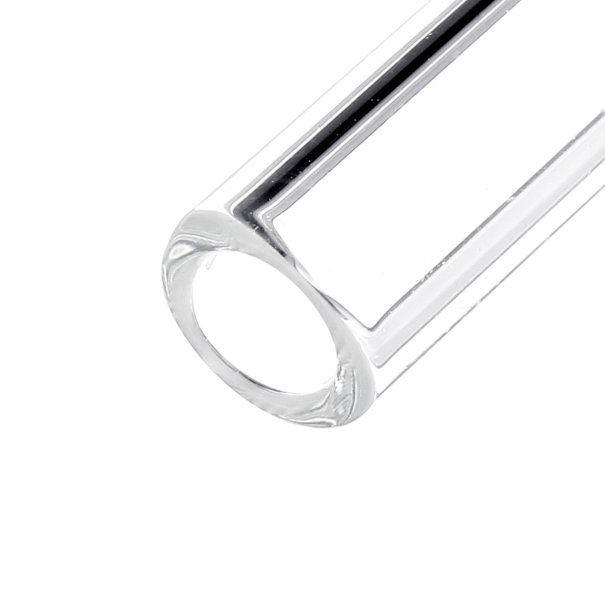 10Pcs 200x7x2mm Thick Transparent Wall Borosilicate Glass Blowing Tube Mixer Rod for School Lab Chemical Experiment