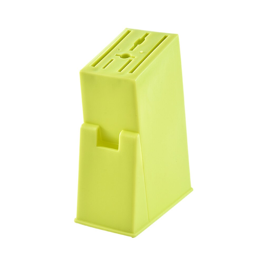 Porte-couteau de cuisine, bloc de rangement , étagère de vidange, présentoir de couteaux de Chef, noir: green