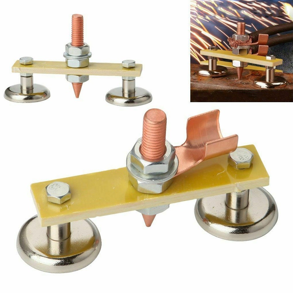 Electric Welding Magnetic Head Ground Wire Tool Strong Magnetism Clamp Mass Welding Magnet Powerful Spotter Suction Grounding